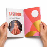 Service d'impression typographique économique sur papier de qualité supérieure avec logo personnalisé pour catalogues d'entreprise, brochures et dépliants, Jiangsu