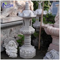 Grande fontaine d'eau en pierre naturelle pour décoration de jardin extérieur, sur mesure, pour client coréen, avec statues de lions en marbre et granit