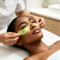 Masque pour les yeux en hydrogel personnalisé avec logo OEM pour les cernes, les poches sous les yeux, anti-rides, raffermissant