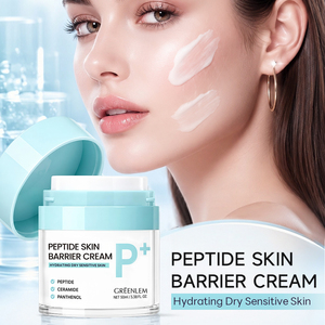 Acetyl Hexapeptide-8 Hydrating &amp; Soothing <strong>Face</strong> Cream With Niacinamide Panthenol Ceramide &amp; Hyaluronic Acid For Normal Skin - Product Image 2