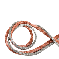 Câble d'alimentation industriel en cuivre toronné flexible ASTM B172 B174 Classe K M, fil de mise à la terre, câble en cuivre nu 16-30 AWG 0-70C