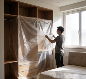 Housse de table en plastique transparente personnalisable avec logo, film de protection pour la maison - Product Image 4