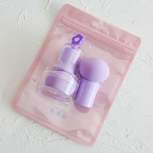 Éponge de maquillage en forme de coquille de champignon, douce et colorée, lavable à sec et à l'eau, pour anticernes et fond de teint - Product Image 4