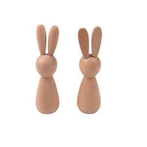 Ornement de table en bois à faire soi-même, petit <span class=keywords><strong>lapin</strong></span> en bois, décoration de <span class=keywords><strong>lapin</strong></span> de Pâques, poupée de <span class=keywords><strong>lapin</strong></span> - Product Image 5