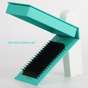 एसपी आईलैश कश्मीरी मैट ब्लैक वॉल्यूम क्लासिक लैश 3डी फॉक्स मिंक सिल्क लैश आसान फैन फैक्ट्री थोक व्यक्तिगत एक्सटेंशन - Product Image 2