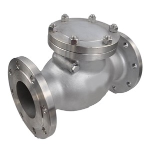 <b>Swing</b> Check 4" Class 150 RF WCB Body PTFE Trim 8 Type Bolted <b>Cover</b> Flange End ASM B16.5 Face Dimension ASME 16.10 Manual - Product Image 4