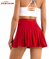 Falda de Tenis Plisada para Mujer, Falda de Golf de Cintura Alta, Falda Deportiva con Bolsillo, Ropa Deportiva, Logotipo Personalizado, Venta al Por Mayor