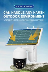 Outdoor Solar <b>Security</b> <b>Camera</b> 4G WiFi 4MP PTZ 9W Panel Built-in Battery Night Vision Weatherproof Survei llance - Product Image 2