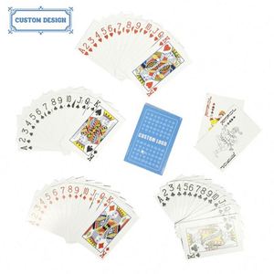 Cartes à jouer personnalisées double face avec boîte magnétique, jeu de cartes de poker personnalisé, jeux de cartes de poker - Product Image 1