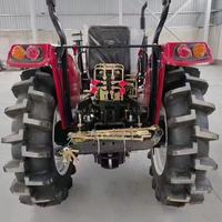 جرار زراعي متعدد الوظائف من المصنع 4x4 504 604 704 804 بقوة 100 حصان ودفع رباعي، بمحرك ديزل ومضخة وعلبة تروس كاملة للمعدات الزراعية