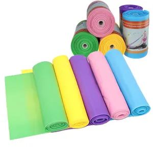 Benutzer definiertes Logo TPE Stretch Flache Gummibänder Thera band Roll Yoga Pilates Stretch Resistance Band