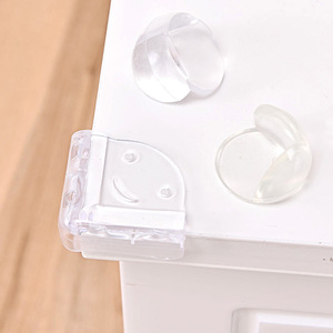 Protections d'angle de table pour la sécurité des enfants, protections d'angle sphériques transparentes anti-collision (rondes), vente en gros pour bébés - Product Image 1