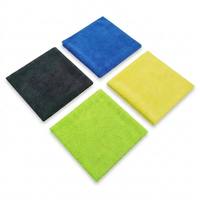 Serviette en microfibre tricotée à séchage rapide JIEXU, 40*40cm, 350gsm, lavable en machine, 5 couleurs – Vente en gros, produit phare