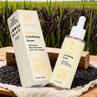 Sérum Visage Rénovateur à l'AHA, PHA et Niacinamide à base de Riz Noir Fermenté – Affine les Pores, Contrôle le Sébum, Lisse et Illumine le Teint
