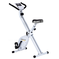 BESTGYM ODM/OEM Bicicleta de Ejercicio Plegable para Terapia Física, 15 kg, Ahorro de Espacio, Marco de Acero Portátil, 8 Niveles de Resistencia