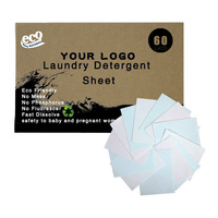 Feuilles de papier de détergent à lessive en poudre Super propre écologique pour la vente en gros