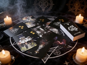 Caja de Cartas de Tarot Personalizada de Fábrica Profesional, con Tapa y Base, Impresión CMYK, con Lámina Dorada (Colores Personalizables) - Product Image 2