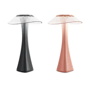 İskandinav Led masa lambası yatak odası başucu USB kablosuz şarj edici dekoratif kristal masa lambası