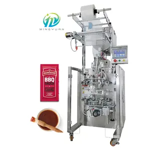 Small Automatic Multi-function Tomato Sauce Paste honey Filling BBQ Sauce bag Packaging Machine Sauce Packing Machine