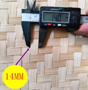 Fabricante de artesanía de ratán para la decoración del hogar suministros de bambú ecológico verde de alta calidad tejido - Product Image 3