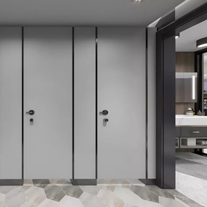 Tấm Ngăn Cửa Nhà Vệ Sinh Bằng Gỗ Nhỏ Gọn Giá Rẻ Formica Hotel Tấm Ngăn Hpl An Toàn Và Không Độc Hại - Product Image 2