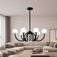Lustre en marbre tout cuivre lumière luxe salon atmosphère créative éclairage moderne Simple salle à manger chambre étude lumière