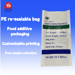 Sacs d'emballage en LDPE recyclables sur mesure de 25 kg, adaptés aux additifs alimentaires, avec des propriétés de haute résistance - Product Image 1