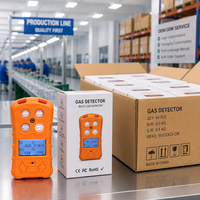 Détecteur de gaz multi-fonctions professionnel HIREP 4 en 1, portable, rechargeable, CO, H2S, O2, LEL, moniteur de sécurité industrielle, vente en gros OEM