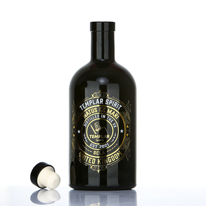 Offre Spéciale – Bouteille en Verre Noire Personnalisée <span class=keywords><strong>de</strong></span> Qualité Supérieure pour Liqueur, <span class=keywords><strong>Gin</strong></span>, Whisky, Vodka et Spiritueux – 500ml, 700ml, 750ml, 1000ml - Product Image 5