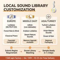 Fabricant OEM de sons apaisants pour bébés |   Certifié BSCI CE |   Personnalisation des berceuses audio du Coran pour le marché d'Asie du Moyen-Orient