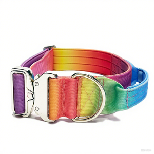 <span class=keywords><strong>Collar</strong></span> de entrenamiento para perros grande personalizado y juego de correas de neopreno Material de nailon de estilo táctico moderno de lujo con accesorios de hardware - Product Image 3