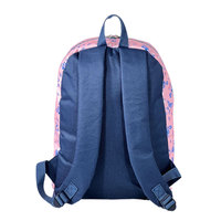 Tas Sekolah Set Ransel Haslor Fashion Pink Butterfly Floral Full Print Unisex Anak Perempuan & Remaja Promosi Produsen OEM