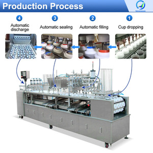 Machine de remplissage et d'emballage de tasse de gelée d'herbe de beurre de sauce d'OCEAN Mini machine de remplissage et d'emballage de tasse de crème glacée d'animal familier - Product Image 3