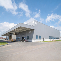 Construcción Rápida de Almacenes Modulares con Estructura de Acero, Conexión por Pernos y Orificios Preperforados