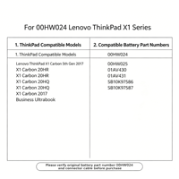00HW024 Penggantian Baterai Laptop Baru untuk Lenovo ThinkPad T460S T470S Seri Internal 00HW038 00HW025 01AV462 01AV405 01AV407