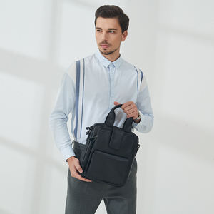 Nuevo bolso de mano para hombre, Maletín de negocios, bolso de hombro a la moda, Mensajero de cuero, <span class=keywords><strong>enviar</strong></span> el mismo bolso de mano, bolso para ordenador portátil de 12,9 pulgadas - Product Image 2