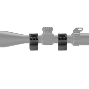 Anneaux de montage pour lunette BANGBANG, supports de lunette de 30 mm pour rail de 20 mm avec 3 rangées de vis, hauteur centrale 1 pouce (gris) - Product Image 6