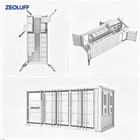 Solution personnalisée pour ferme solaire de 500 kW, centrale solaire hybride, système de stockage d'énergie solaire avec batterie au lithium