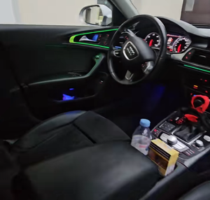 Mise à Niveau 256 Couleurs Éclairage Ambiant Intérieur <span class=keywords><strong>de</strong></span> <span class=keywords><strong>Voiture</strong></span> LED Symphonie pour Audi A6/S6/RS6 C7 2011-2018, Accessoires <span class=keywords><strong>de</strong></span> Garniture - Product Image 4