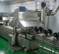 Nouvelle machine commerciale entièrement automatique en acier inoxydable pour la transformation des légumes/fruits/noix/maïs en frites surgelées