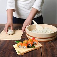 Bol de riz à Sushi en bois, seau de Restaurant japonais Bibimbap