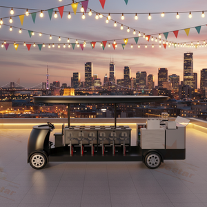 Vélo <span class=keywords><strong>de</strong></span> fête tandem électrique à assistance au pédalage, freins à disque hydrauliques, capacité <span class=keywords><strong>de</strong></span> charge <span class=keywords><strong>de</strong></span> 5000 kg, vélo multifonctionnel pour la vente <span class=keywords><strong>de</strong></span> nourriture et <span class=keywords><strong>de</strong></span> boissons - Product Image 5