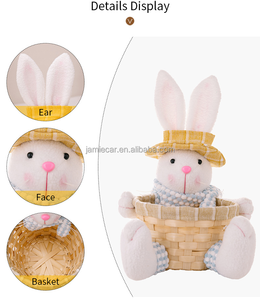 Creativo hecho a mano conejito caramelo titular ornamento lindo cubo contenedor huevo de Pascua regalo <span class=keywords><strong>Sparty</strong></span> decoraciones suministros - Product Image 3