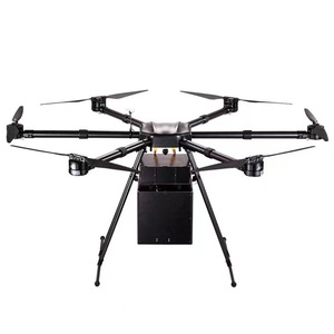 Drone professionnel de lutte contre les incendies en fibre de carbone avec télécommande, évitement d'obstacles par IA, pulvérisateur de désinfection et de stérilisation - Product Image 1