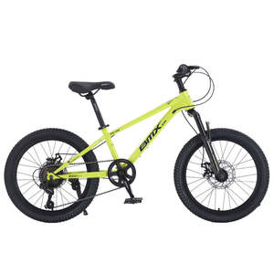 MTBGO Bicicletta BMX 20 Pollici 7 Velocità Telaio in Acciaio al Carbonio Freno a Disco Sospensione Anteriore Pedale Ordinario per Bambini di 5 Anni - Product Image 4