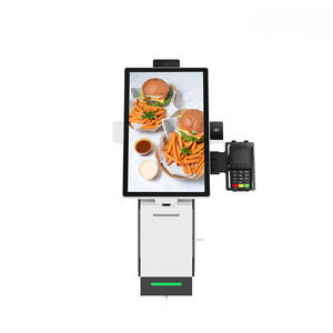 Kiosco <span class=keywords><strong>de</strong></span> <span class=keywords><strong>Pago</strong></span> <span class=keywords><strong>de</strong></span> Autoservicio Interactivo Montado en la Pared para Restaurantes <span class=keywords><strong>de</strong></span> Comida Rápida con Sistema Operativo Android/Windows, CPU Intel Core I3/i5 - Product Image 3