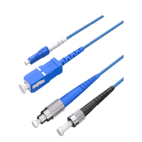 Mine Flame Retardant Directly Buried Armored Optical Fiber Jumper FC-FC Single-mode 8-core 9.0mm Outdoor Tail Cable 3m