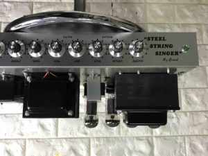 Amplifier Gitar Grand Steel Handwired Khusus, Suara Penyanyi SSS SSS 100W dengan Preamp Fet, Fet Gain, Kehadiran - Product Image 4