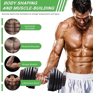 Set di <span class=keywords><strong>Manubri</strong></span> Automatici da 40kg per Palestra Domestica, Peso Regolabile, Allenatore Muscolare, <span class=keywords><strong>Manubri</strong></span> per Sollevamento Pesi per Uso Domestico - Product Image 5