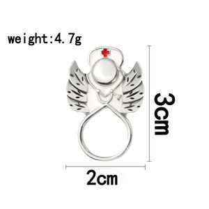 Broche de corazón dorado y plateado para mujer, joyería médica interna, médico, <span class=keywords><strong>cirujano</strong></span>, enfermera, joyería médica, broche con defectos del corazón, regalo - Product Image 5